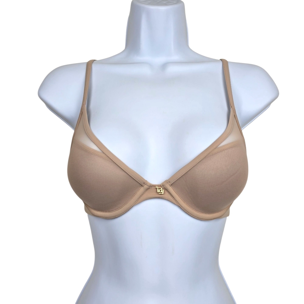 ThirdLove Womens 24/7 Classic Contour Plunge Tan Nude Bra Size 30B